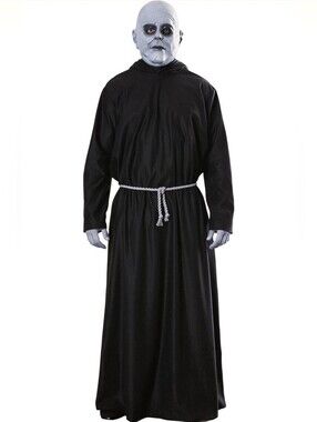The Addams Family Uncle Fester Costume, Black, Standard